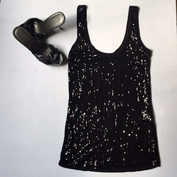 Miss Selfridge Tops - SOLD! 🔥 SALE! Miss Selfridge Black Sequin Tank